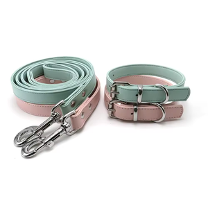 Correa de perro de cuero ecológica de nueva moda de <span class=keywords><strong>2</strong></span> pulgadas de ancho vegano con pinchos para mascotas collar de perro de cuero genuino y conjunto de correa de lujo - Product Image 3