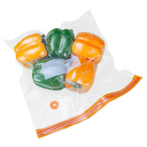 Sacs à collation sur support réutilisables écologiques transparents Sacs de stockage de nourriture extra épais - Product Image 1