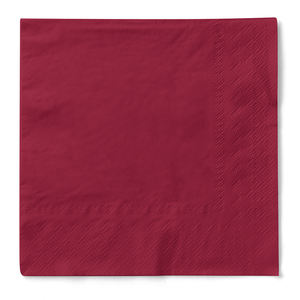 Servilletas Uni Bordeaux 33x33 cm 1/4-Fold de Tissue 100 Piezas - Product Image 1