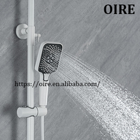Nouvelle conception de robinetterie de salle de bain en laiton à double poignée pour piano numérique, idéale pour appartements et hôtels