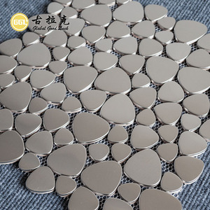 Azulejos Decorativos de Acero Inoxidable con Diseño Único en Forma de Corazón para Paredes de Fondo de Hoteles, Oficinas y Paredes Decorativas - Product Image 5