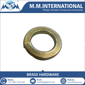 Arandelas de resorte de latón para tuerca ajustable, calidad estándar, disponibles a precio de venta al por mayor, de proveedor indio - Product Image 3