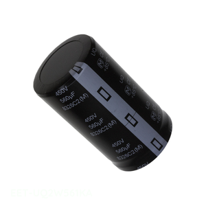 Condensateur à traversée de canal (THC) EET-UQ2W561KA en aluminium 560uF 20% 450V SNAP TH 560 uF - Product Image 1