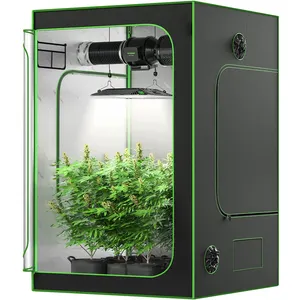 120*120*200 см расти палатку Growbox завод палатка Крытый гидропоники растут шатер комнаты Гроу тенты для внутреннего парникового выращивания растений