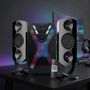 Surround Sound Big Bass Professional 2.1CH Hometheater Blue Tooth Wired <b>Computer</b> Speaker With Led - Product Image 2