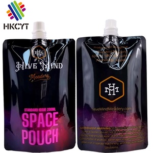 Bolsas de plástico con relleno personalizado, bolsa de líquido transparente con boquilla para cosméticos, 10ML, 20ML, 30ML - Product Image 2