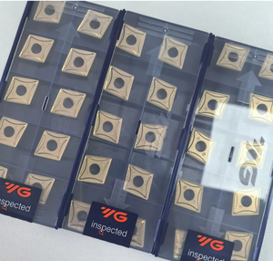 Cnmg160608เครื่องตัด CNC คาร์ไบด์ <span class=keywords><strong>Yg1</strong></span> Yg3125เหลี่ยมสำหรับงานกลึงภายนอกมีในสต็อก - Product Image 3