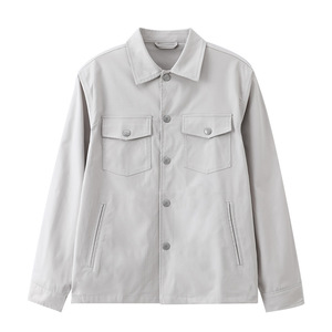 <span class=keywords><strong>Giacca</strong></span> Bomber Invernale da Uomo Stile Retrò Casual 100% Cotone Antivento <span class=keywords><strong>con</strong></span> Fodera in Pile Spesso e Chiusura <span class=keywords><strong>con</strong></span> <span class=keywords><strong>Cintura</strong></span> - Product Image 2