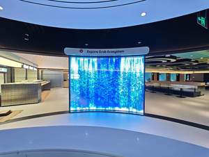 شاشة OLED شفافة مقاس 55 بوصة مع وظيفة SDK متطورة، فعالة من حيث التكلفة للاستخدام المريح في المتاجر وقاعات العرض - Product Image 2