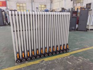 Controllo manuale del cancello di sicurezza retrattile ecologico in stile moderno per il blocco stradale del vialetto pieghevole senza tracce del cortile della scuola - Product Image 6