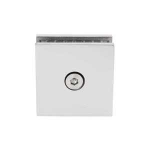 Abrazadera cuadrada de solidez, herrajes para puertas de vidrio, accesorios de abrazadera, Clip de vidrio de acero inoxidable, 2 uds. - Product Image 2