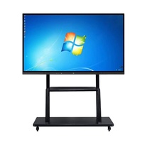 Интерактивные доски с мультитач-управлением 98 дюймов, 4K LCD-дисплей, умная интерактивная доска с двумя ОС для совещаний, конференций и учебных классов