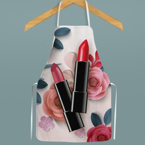 Beauty Salon Nail Công Nghệ Làm Việc Tạp Dề Với Pocket Trang Điểm Nghệ Sĩ Tạp Dề Biểu Tượng Tùy Chỉnh In Đầy Đủ Dễ Dàng Làm Sạch Không Tay 18x22 Inch - Product Image 2