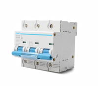 Disjoncteurs compacts série DZ158 Cuivre/Métal/Plastique Usage domestique 3P 63A Capacité de coupure 6kA 400V