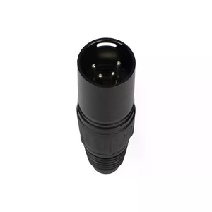 ไมโครโฟน XLR สีดำแบบ 4 คอร์, ปลั๊กแคนนอนตัวผู้ 4P, ปลั๊กแคนนอน XLR, แคนนอนสามคอร์, ขั้วต่อไมโครโฟน - Product Image 1