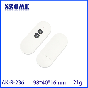 98*40*16 Mét 433MHz tần số vô tuyến (RF) không dây điều khiển từ xa nhựa bao vây hộp với hai nút "A" và "B" - Product Image 2