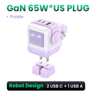 ขายดี ที่ชาร์จโทรศัพท์แบบดิจิตอล 65W ชาร์จเร็ว GaN 100-240V หุ่นยนต์อัจฉริยะติดผนัง พร้อม PWM สำหรับ CD361/15579 ชาร์จเร็ว 65w - Product Image 5
