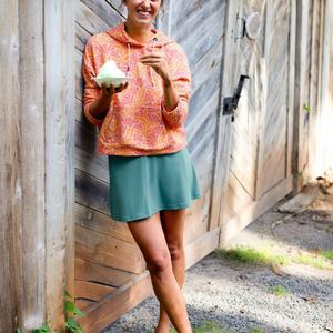 Tenues pour enfants grandes tailles, Robe avec short, Tenues avec short amincissant, Tenues de fitness blanches pour femmes, Jupe de tennis pour femmes - Product Image 5