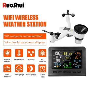 VICTOR 0360 주변 날씨 홈 스테이션 무선 WiFi UV 가능 스마트 기상 관측소 가족 일기 예보 - Product Image 5