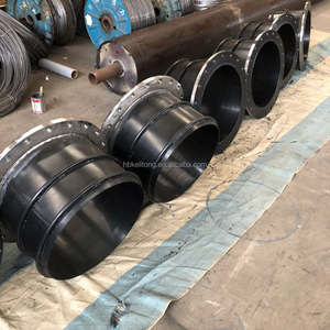 Tuyau de boue d'aspiration d'eau en caoutchouc de dragage marin flexible résistant à l'usure de grand diamètre traitement de coupe personnalisé disponible - Product Image 5