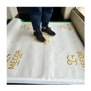 Peintre Revêtement de protection de sol antidérapant Protection de sol en rouleau deux couches de protection de surface film décoratif