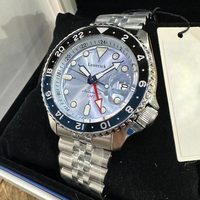 Leuchtender Kalender Wasserdichte Sport Automatische Mechanische Edelstahl Zeiger Herren Limited Edition Uhr