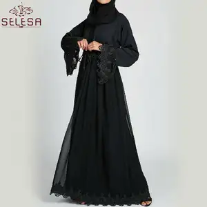 Roupas Para Mulher Muculmana Soft Material Elegant Simple Style Turkish Long Dress Islamic Clothing Abaya Clothes Muslim Women