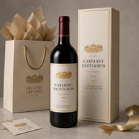 Étiquettes de bouteilles de vin personnalisées, autocollants adhésifs avec logo OEM pour l'emballage du vin rouge