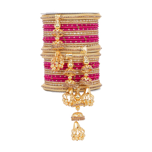 New 100% High Quality <b>Women</b> Velvet Churiya Bangles Sets Custom Sizes OEM Service Non-Breakable Glass Lightweight Imitation <b>Pearl</b> - Product Image 5