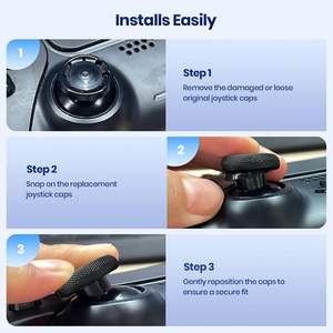 Repuesto de Joystick para Control de <span class=keywords><strong>Sony</strong></span> PS4/<span class=keywords><strong>PS5</strong></span>/<span class=keywords><strong>PS5</strong></span> Edge, Tapa de Repuesto con Forma de Hongo, 10 Piezas/Caja - Product Image 3