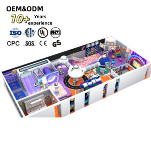 Servicio de Personalización Integral de Estructuras de Juego Infantiles con Temática Espacial, Parque Infantil Interior Comercial con Zonas Interactivas - Product Image 1