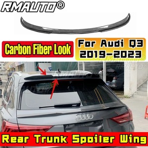 Car Rear Roof Spoiler Exterior Part ABS Plastic Car Rear Spoiler <b>Wing</b> for Audi Q3 2019-2023 Rear Roof Spoiler Car Accessories - Product Image 1