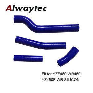 Mükemmel uyum için silikon radyatör hortumu kiti yeni soğutucu hortum kiti motosiklet YAMAHA YZ85 YZ 85 YZF250 YZ125 Kawasaki Kawasaki Y kiti - Product Image 5