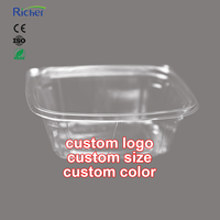 Boîtes à dôme anti-effraction pour traiteur en PP/PET/PLA, épaisseur 1-5 mm, portables, personnalisables avec logo OEM pour usage commercial