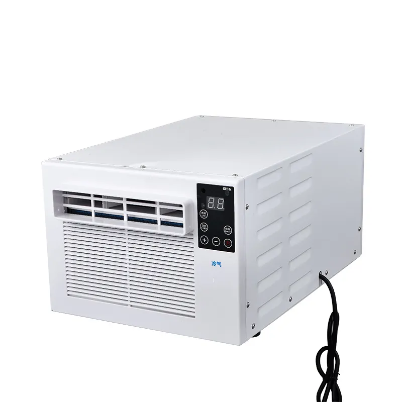 Novo Outdoor Travel Mini Refrigerador de ar elétrico portátil AC Tecnologia Ar Condicionado para Garagem de Carro RV com Controle Remoto