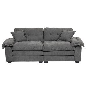 Chenille <span class=keywords><strong>petit</strong></span> canapé causeuse siège profond rembourrage canapé canapé mousse à mémoire de forme canapés élégants ensemble pour salon appartement bureau - Product Image 4