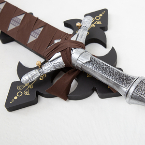 Espada Metálica Miniatura de 101 cm, Diseño Moonlight Cursed Holy, con Soporte de Exhibición, para Colección y Cosplay - Product Image 6