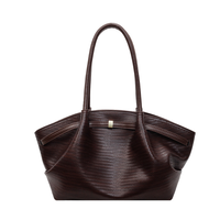 Vintage Große Kapazität Retro Weiche PU Damen Schultertasche 2026 Neue Mode Tägliche Büro Casual Pendler Laptop Tragetasche