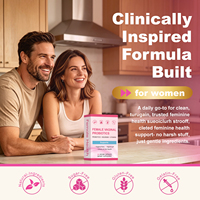 Vente en gros usine : Complément alimentaire pour la santé intestinale et le pH vaginal, Probiotiques vaginaux féminins en capsules pour femmes, 30 unités