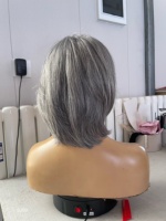 Perruques en cheveux humains SHY Medical, entièrement nouées à la main, ultra-invisibles, avec une ligne de cheveux naturelle et un mouvement naturel, style personnalisé pour salons, OEM ODM