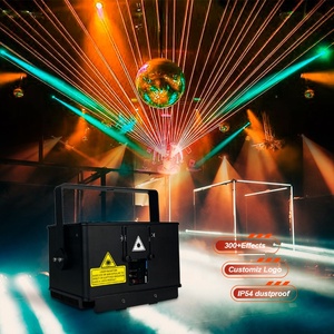 Escáner de Luz Láser para Discoteca Knight de 6 Vatios, Animación <span class=keywords><strong>3D</strong></span> RGB, para Bodas - Product Image 1