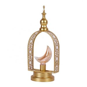 Eid <b>Mubarak</b> Metal LED Lanterns Decorative Moroccan Home Decor Ornaments Islamic <b>Gift</b> for Party Supplies - Product Image 4