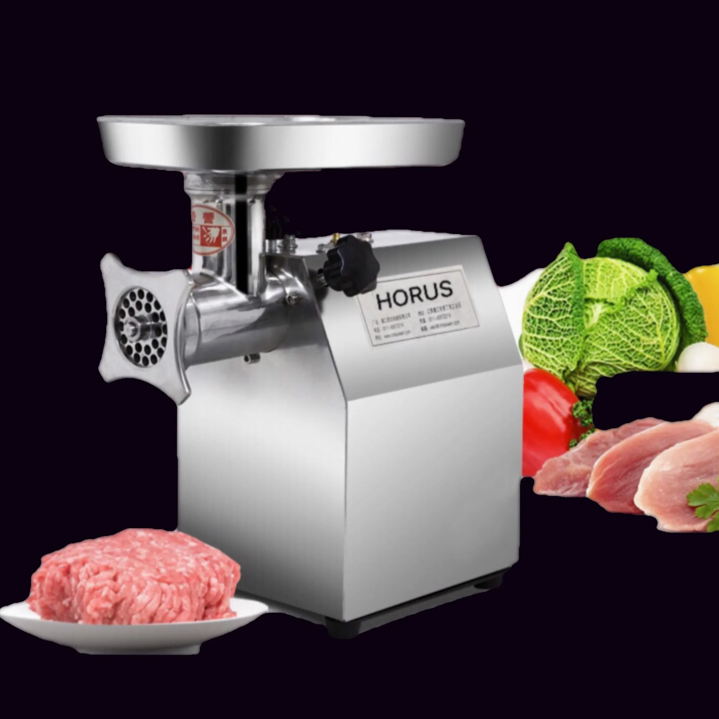 Высококачественная промышленная шлифовальная машина для мяса, новая электрическая мясорубка/Мясорубка