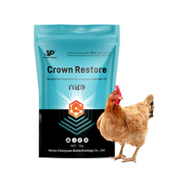 Additif Alimentaire Botanique Crown Restore pour la Vitalité de la Volaille avec Flavonoïdes de Vigne et de Thé pour Poulets de Ponte et Éleveuses en Ferme