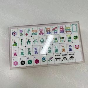 OEM kustomisasi Mahjong, Set lengkap Mahjong kristal akrilik kualitas tinggi ukuran 32mm 34mm 36mm 37mm 38mm 39mm - Product Image 4