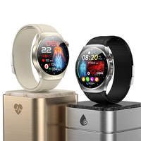 Montre connectée de suivi de santé avec écran tactile AMOLED, moniteur de fréquence cardiaque et de tension artérielle 24h/24 et 7j/7, ECG, tracker d'activité physique pour seniors et activités de plein air