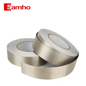 Samho custom size alta viscosità resistenza alle alte temperature fino a 130 conduttivo doppio conduttore di rame stagnola nastro