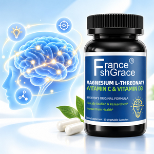 Etiqueta Personalizada Shecome, Suplemento de L-Treonato de Magnesio, Calidad del Sueño, Salud Cerebral, 60 Cápsulas de L-Treonato de Magnesio - Product Image 1