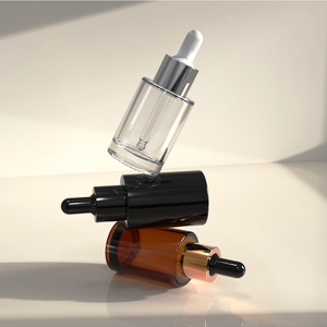 Flaconi Contagocce in Vetro Ambrato Trasparente Satinato da 20ml 30ml 50ml per Confezionamento di Siero Liquido e Tonico - Product Image 3