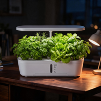 Système de culture hydroponique sans terre, kit de jardinage intelligent d'intérieur avec lumière de croissance LED et arrosage automatique pour la maison